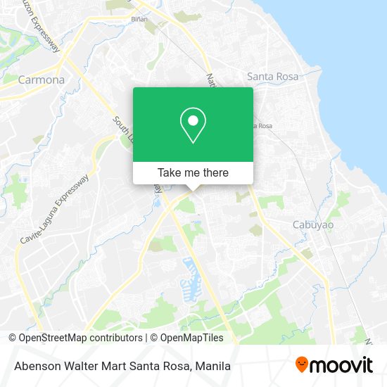 Abenson Walter Mart Santa Rosa map