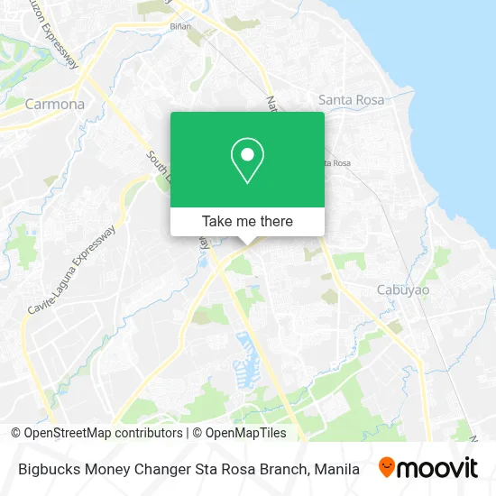 Bigbucks Money Changer Sta Rosa Branch map
