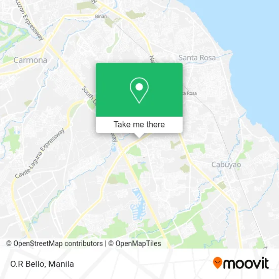 O.R Bello map