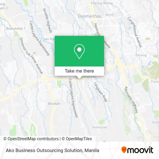 Ako Business Outsourcing Solution map