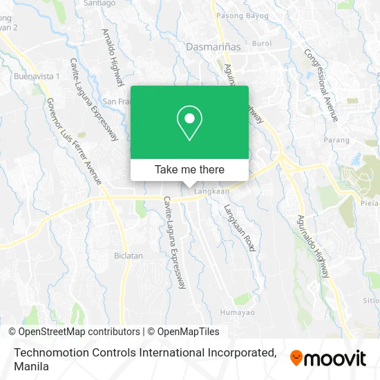 Technomotion Controls International Incorporated map