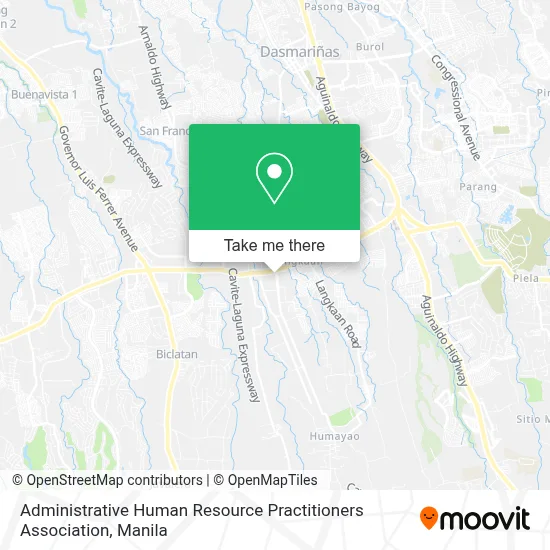 Administrative Human Resource Practitioners Association map