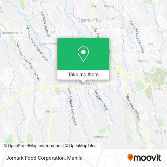 Jomark Food Corporation map