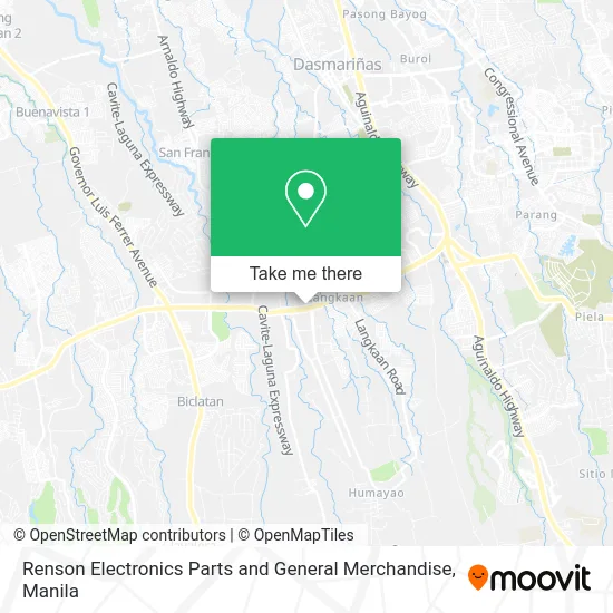 Renson Electronics Parts and General Merchandise map