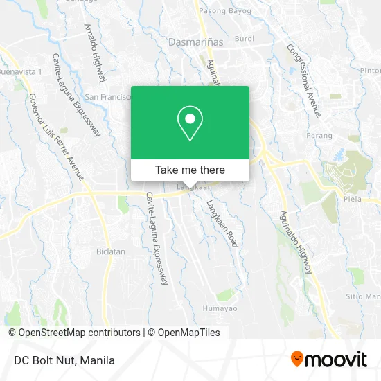 DC Bolt Nut map