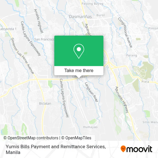 Yumis Bills Payment and Remittance Services map