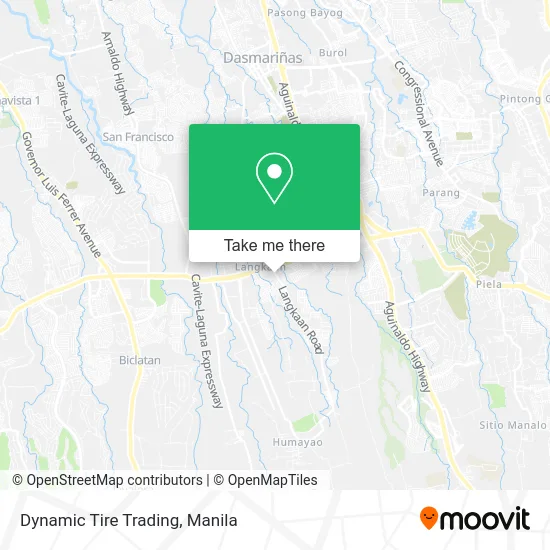 Dynamic Tire Trading map