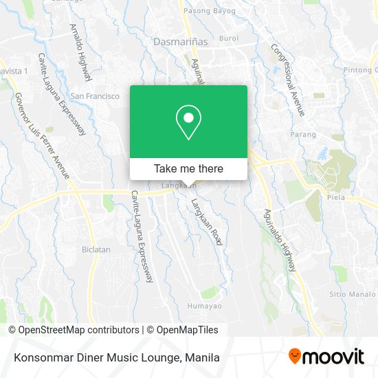 Konsonmar Diner Music Lounge map