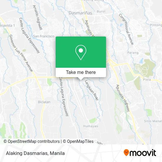 Alaking Dasmarias map