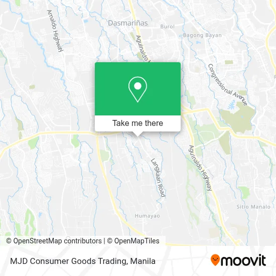 MJD Consumer Goods Trading map