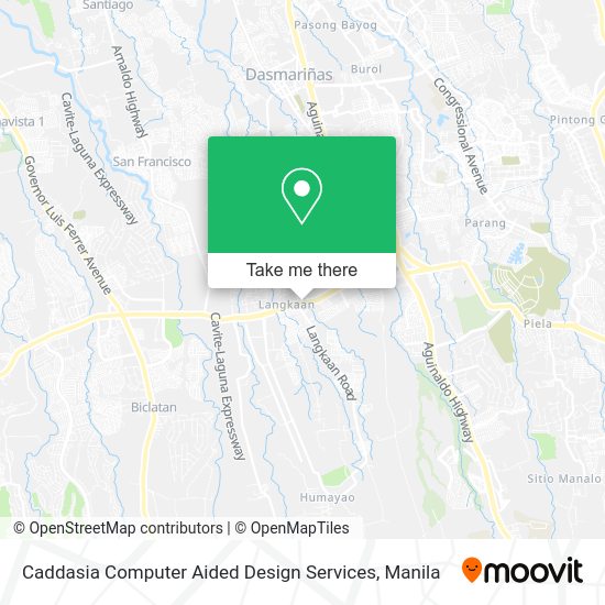 Caddasia Computer Aided Design Services map