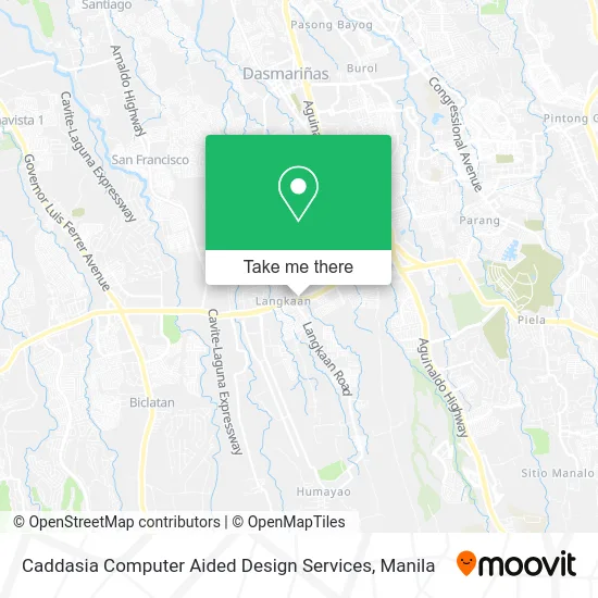 Caddasia Computer Aided Design Services map