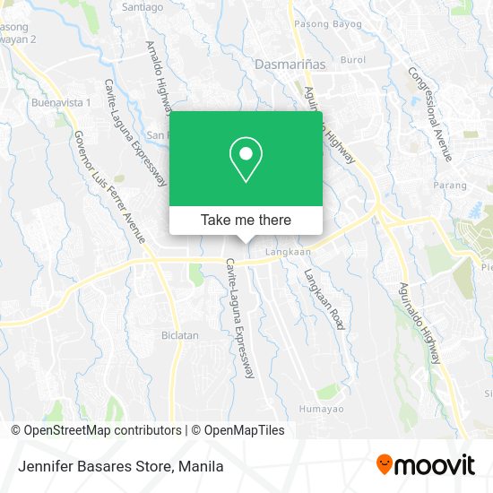 Jennifer Basares Store map