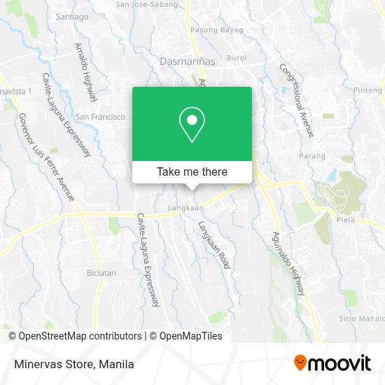 Minervas Store map