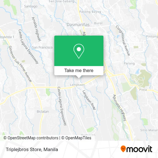 Triplejbros Store map