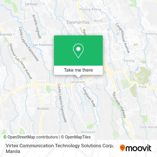 Virtex Communication Technology Solutions Corp map