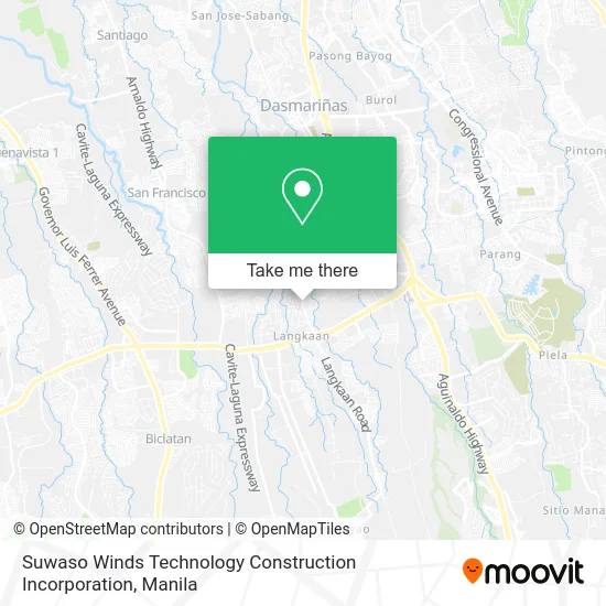 Suwaso Winds Technology Construction Incorporation map