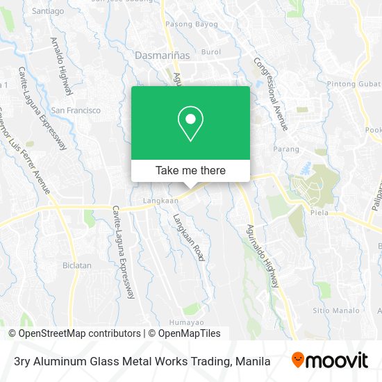 3ry Aluminum Glass Metal Works Trading map