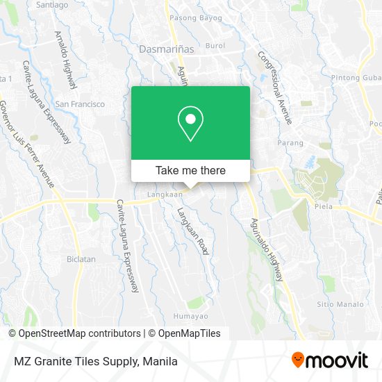 MZ Granite Tiles Supply map