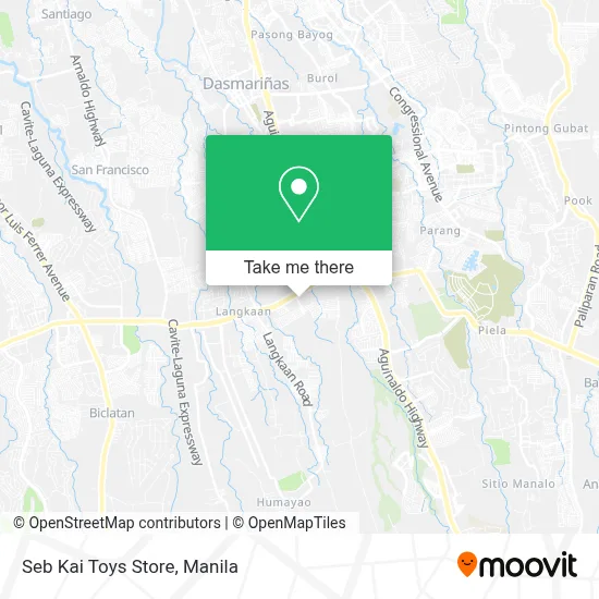 Seb Kai Toys Store map