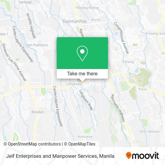 Jelf Enterprises and Manpower Services map