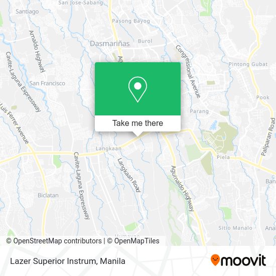 Lazer Superior Instrum map
