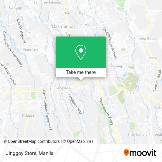 Jinggoy Store map