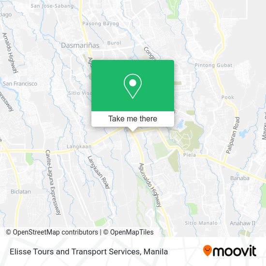 Elisse Tours and Transport Services map