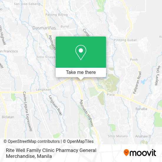 Rite Well Family Clinic Pharmacy General Merchandise map