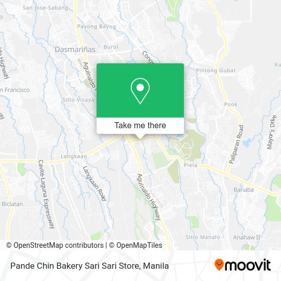 Pande Chin Bakery Sari Sari Store map