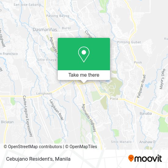 Cebujano Resident's map