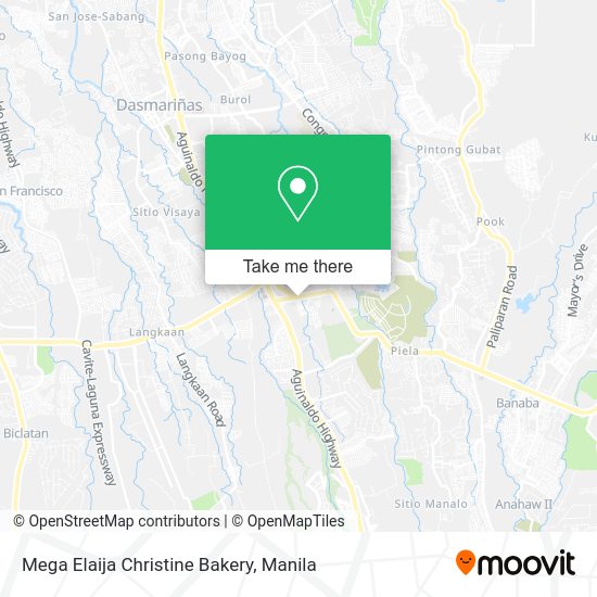 Mega Elaija Christine Bakery map