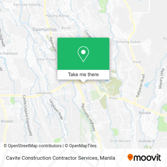 Cavite Construction Contractor Services map