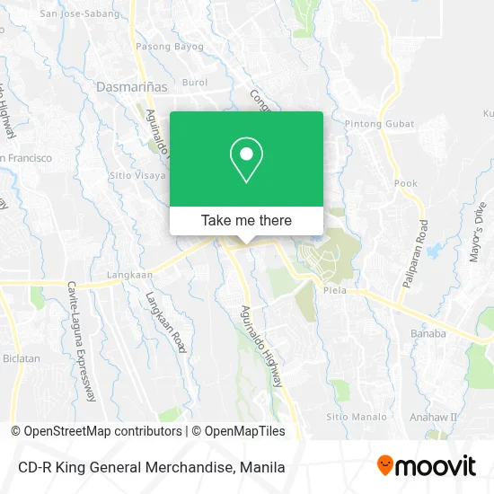 CD-R King General Merchandise map