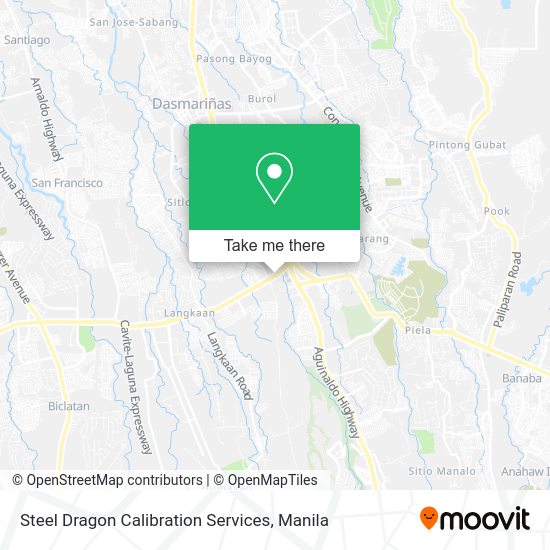 Steel Dragon Calibration Services map