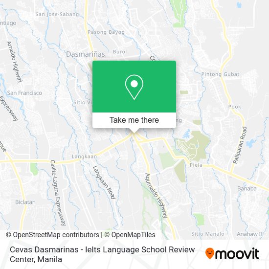 Cevas Dasmarinas - Ielts Language School Review Center map