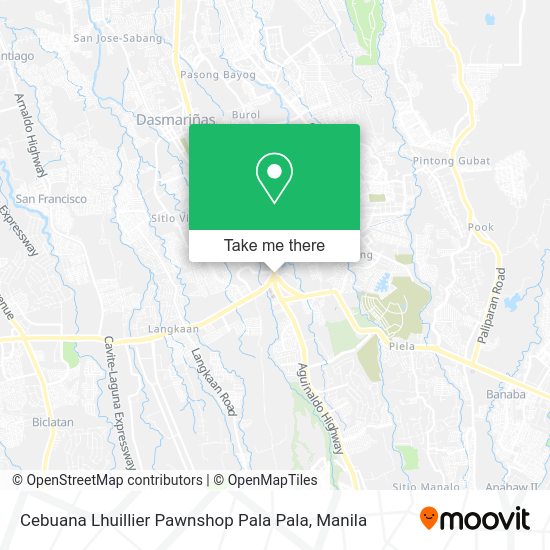 Cebuana Lhuillier Pawnshop Pala Pala map