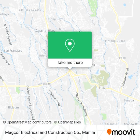 Magcor Electrical and Construction Co. map