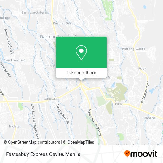 Fastsabuy Express Cavite map