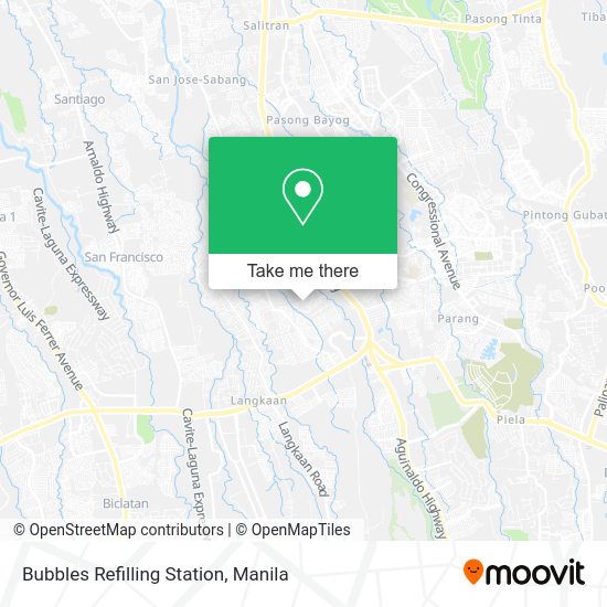 Bubbles Refilling Station map