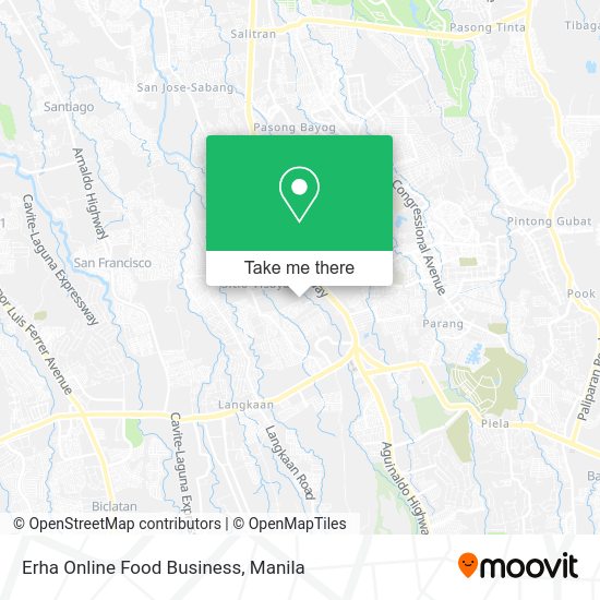 Erha Online Food Business map