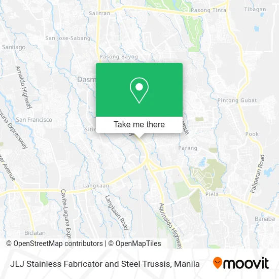 JLJ Stainless Fabricator and Steel Trussis map