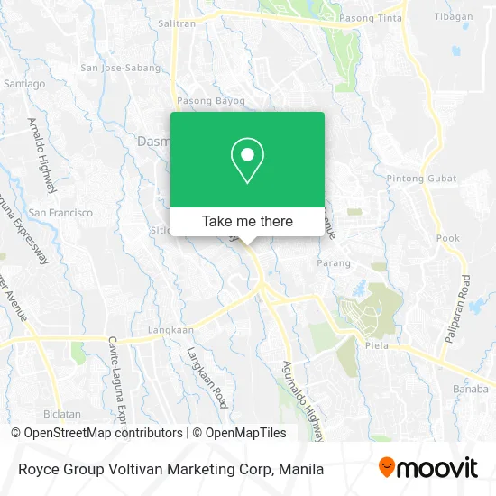 Royce Group Voltivan Marketing Corp map