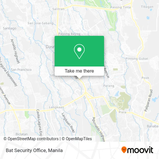 Bat Security Office map
