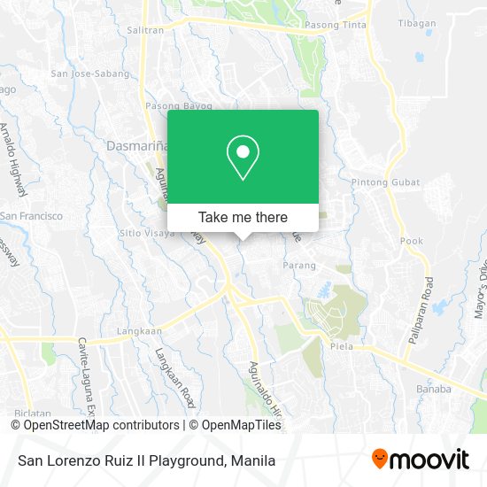 San Lorenzo Ruiz II Playground map