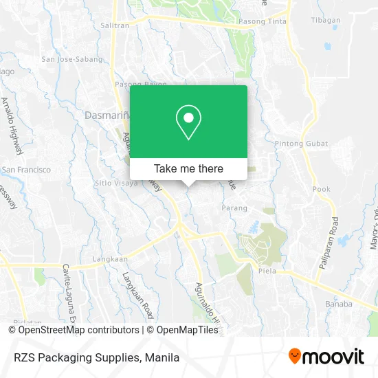 RZS Packaging Supplies map