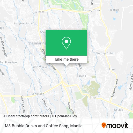 M3 Bubble Drinks and Coffee Shop map