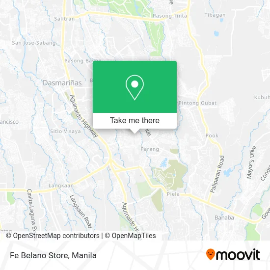 Fe Belano Store map