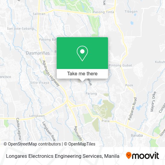 Longares Electronics Engineering Services map