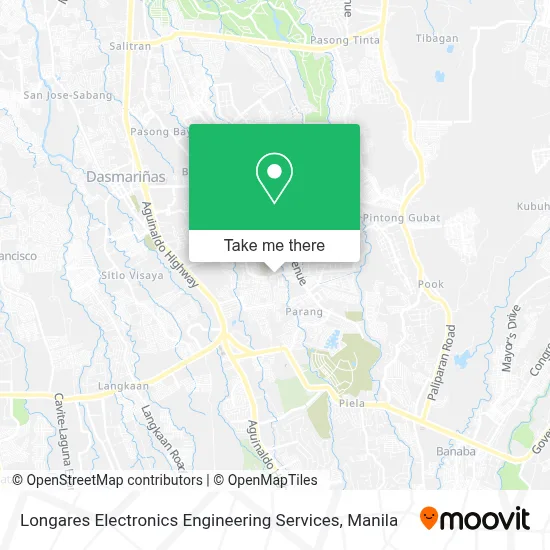 Longares Electronics Engineering Services map